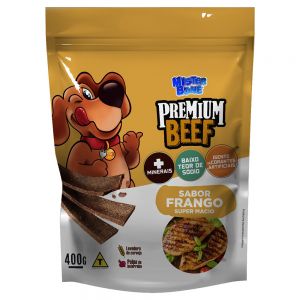 Bifinho Petisco Premium Beef Frango 400g - p/ Cães