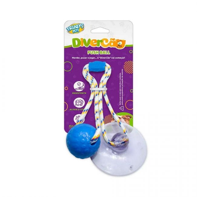 Brinquedo Truqys Push Ball Pet Tamanho M