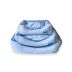 Cama Bordada My Pet Baby Blue - Kit C/3