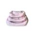 Cama Bordada My Pet Baby Pink - Kit C/3