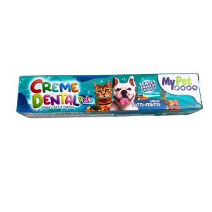 Creme Dental My Pet Sabor Tutti Frutti 90g - p/ Cães e Gatos