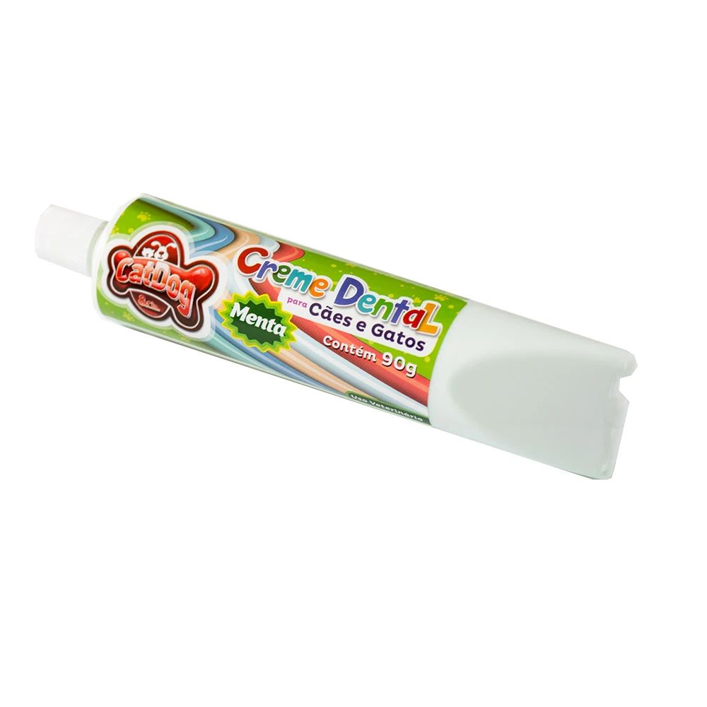 Creme Dental para Cachorro Cat Dog - Menta