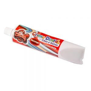 Creme Dental para Cachorro Cat Dog - Morango