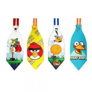 Gravatas Pet Estampadas Angry Birds P - c/ 10 uni.