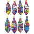 Gravatas Pet Estampadas Romero Britto P - c/ 10 uni.