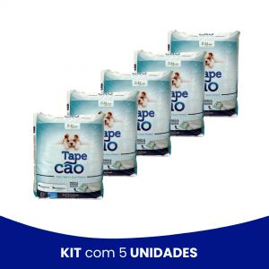 Kit c/ 5 pacotes de Tapete Higiênico Tapecão c/ 7 un. para Cães