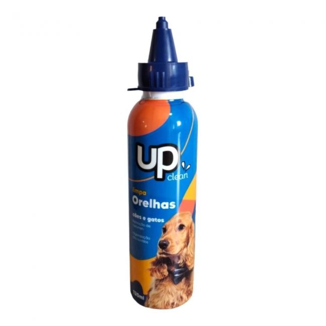 Limpador de Orelhas Up Clean 120ml - p/ Cães e Gatos