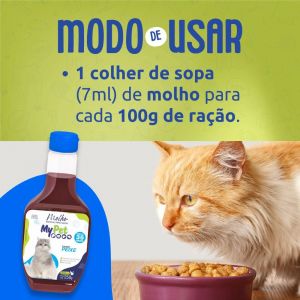 Molho para Ração de Gatos My Pet Sabor Peixe 250g