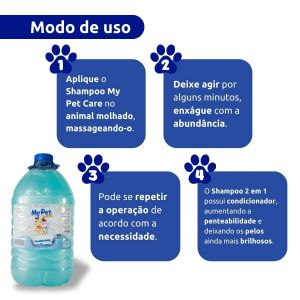 Shampoo My Pet Care Clareador 5L - para Cães e Gatos 