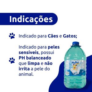 Shampoo My Pet Care Neutro 5L - para Cães e Gatos 