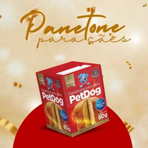 Kit Panetone Pet Flocos de Carne 80g *CAIXA FECHADA*  c/ 37 Unidades