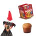 Kit Panetone Pet Flocos de Carne 80g - c/ 10 Unidades