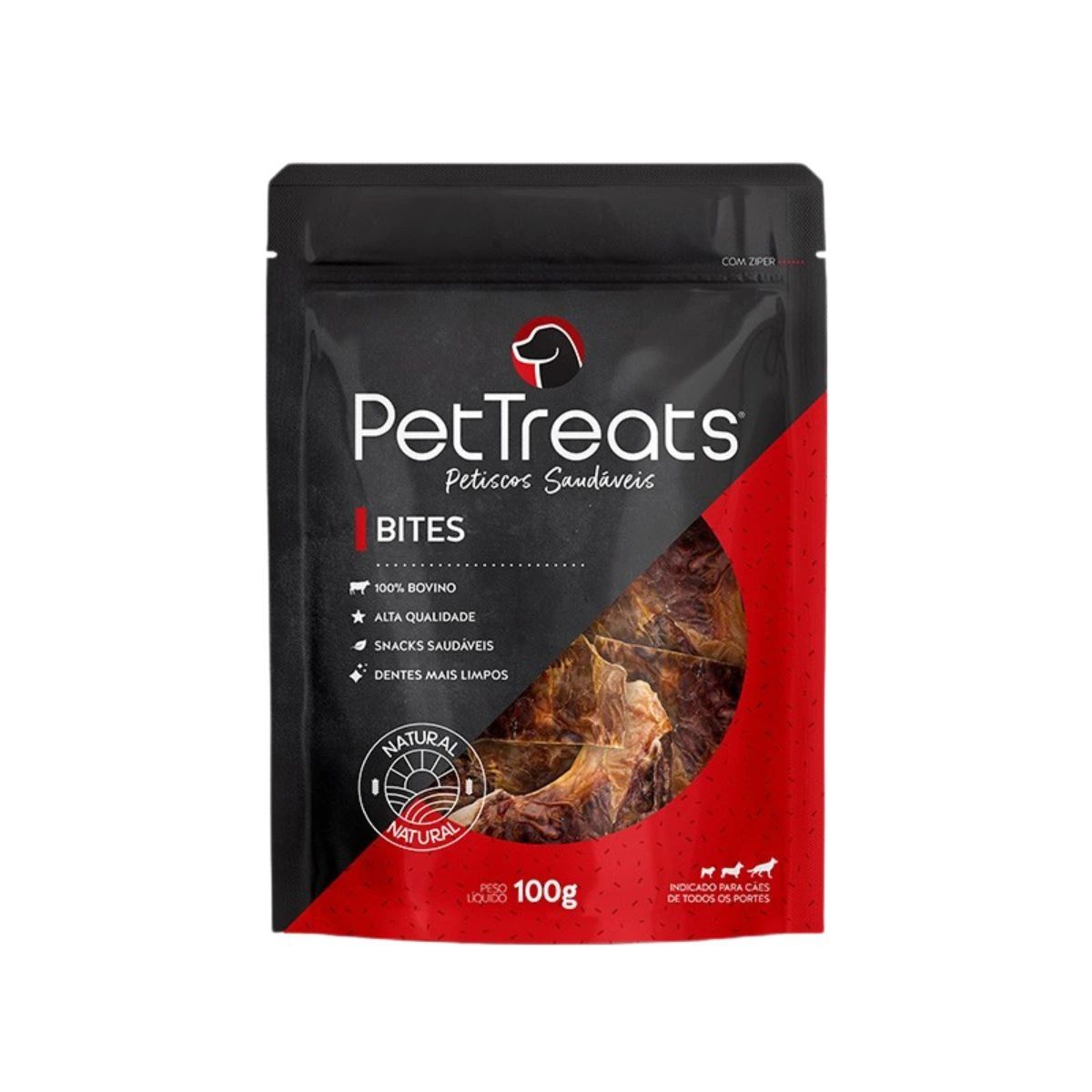 Petisco p/ Cães Bites Miúdos Bovinos 100g