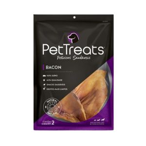 Petisco p/ Cães Orelha Suína Bacon 2 Unidades