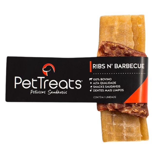 Petisco p/ Cães Ribs n´ Barbecue Miúdos Bovinos 1 Unidade