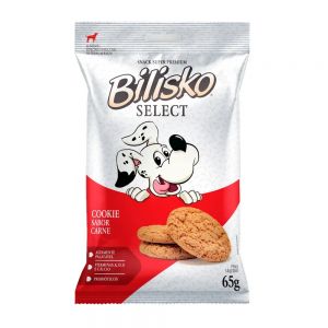 Petisco Cookie Sabor Carne Bilisko 65g - p/ Cães