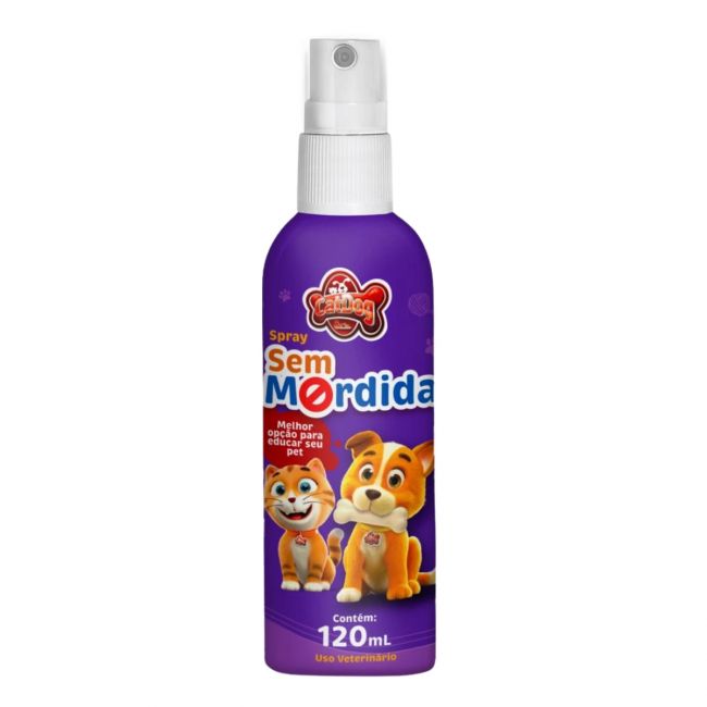 Spray de Adestramento Sem Mordida Catdog 120ml - p/ Cães e Gatos